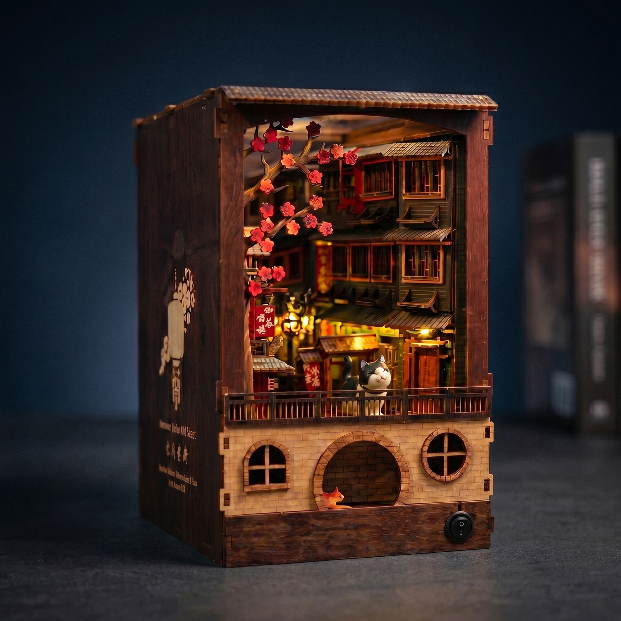 Jiufen Old Street DIY LED book nook kit — view 2