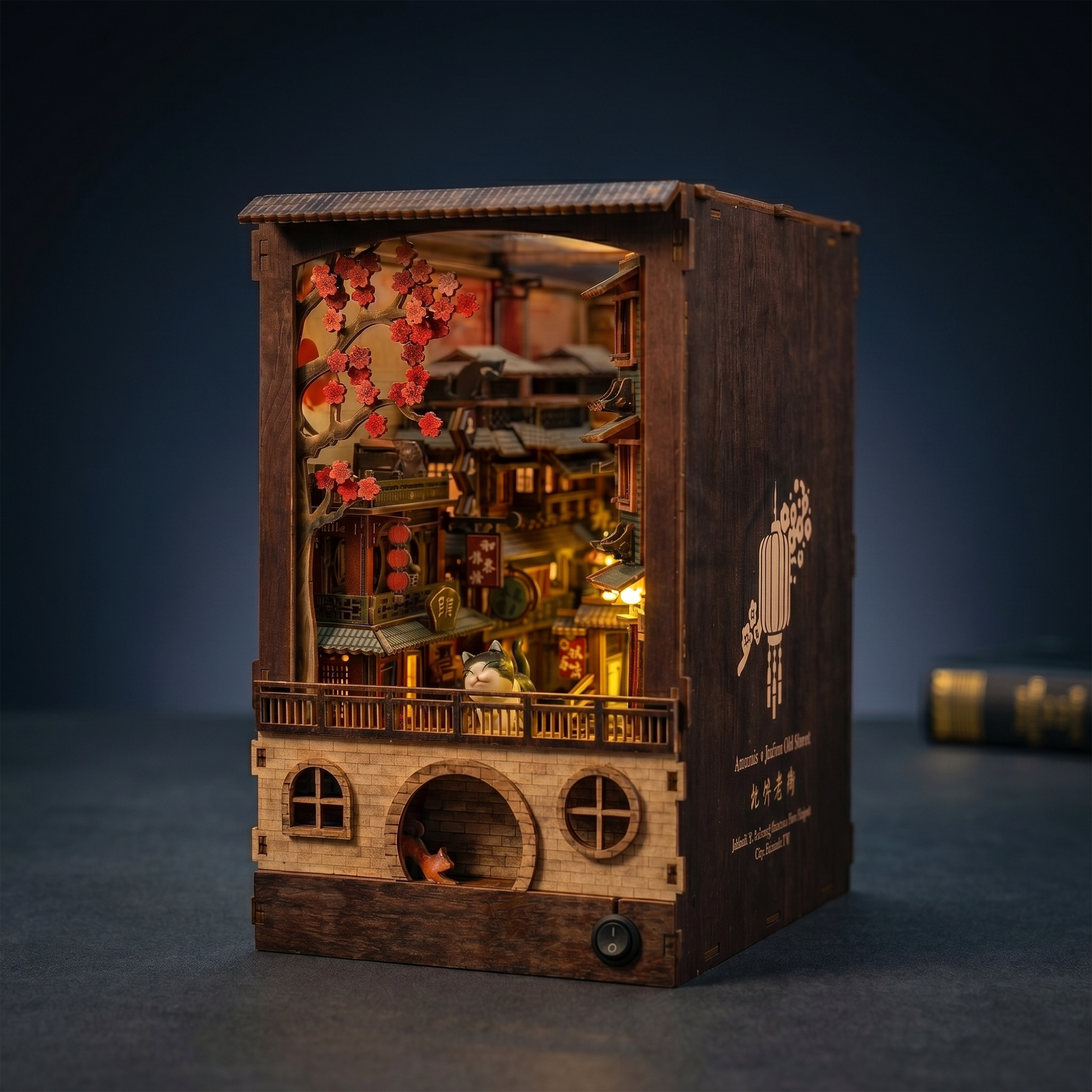Jiufen Old Street DIY LED book nook kit — view 3