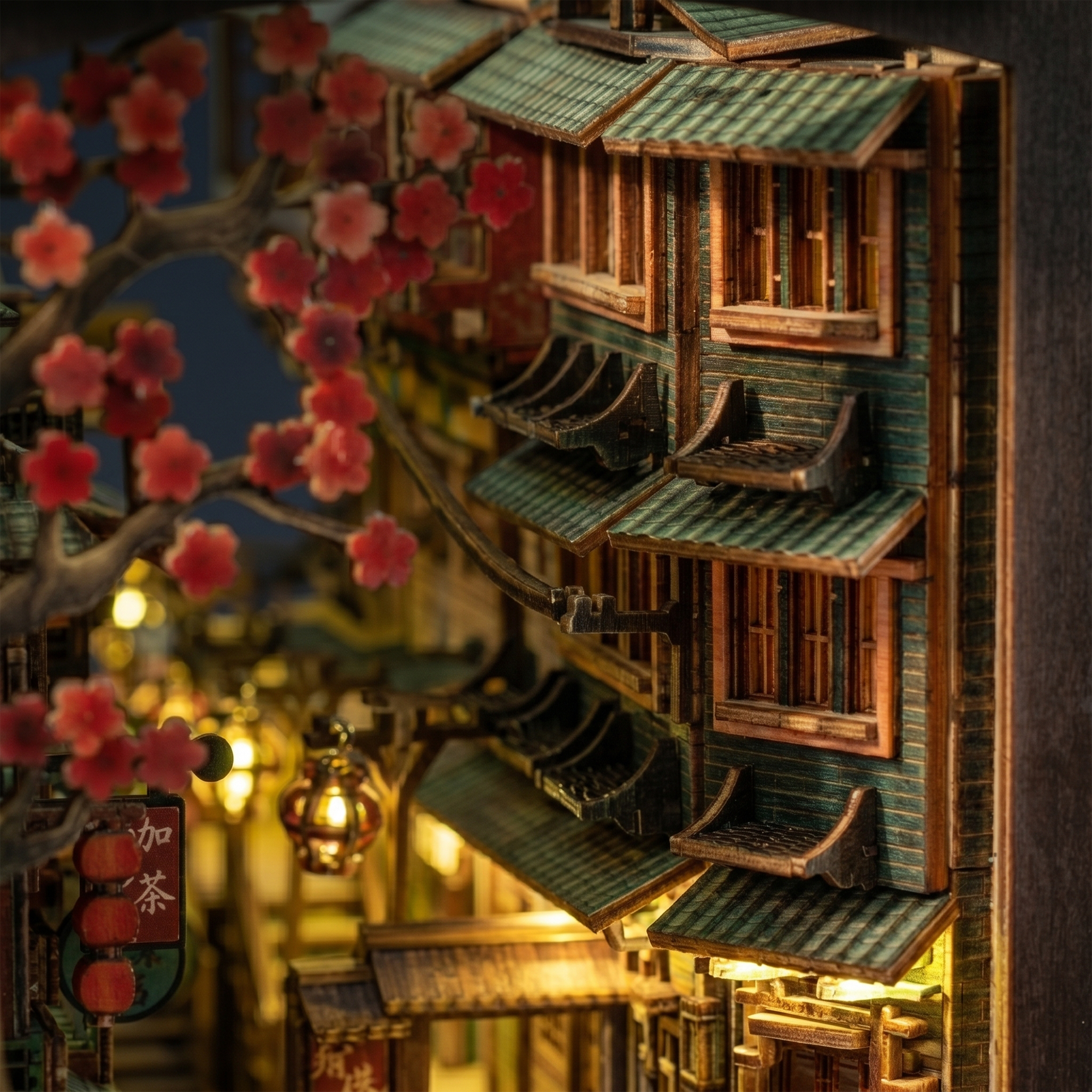Jiufen Old Street DIY LED book nook kit — view 8