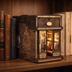 1940s Train Cabin DIY LED book nook kit — view 4