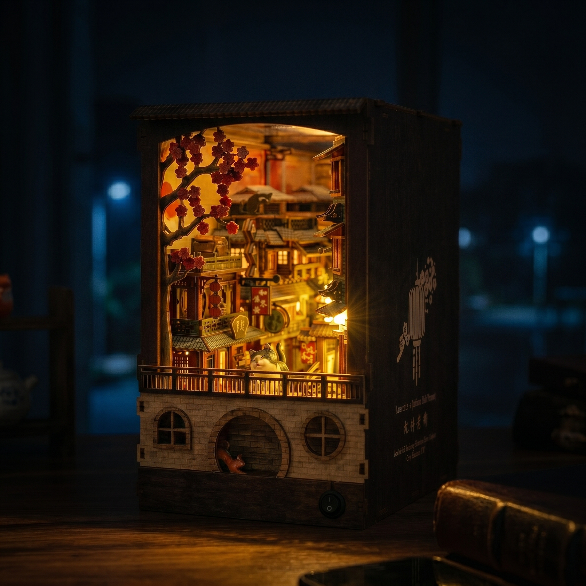 Jiufen Old Street DIY LED book nook kit — view 7