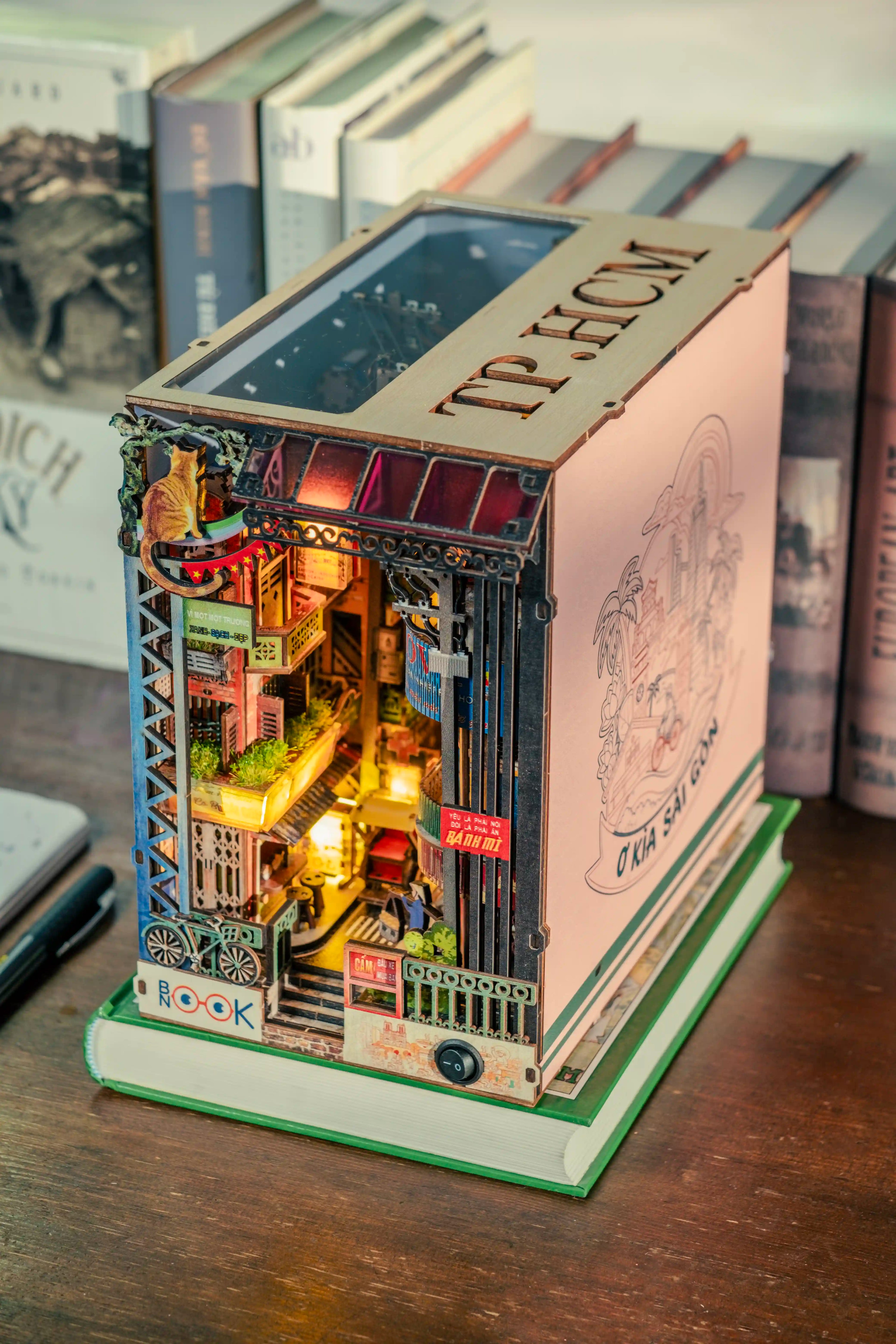 Saigon 1990s Book Nook Kit