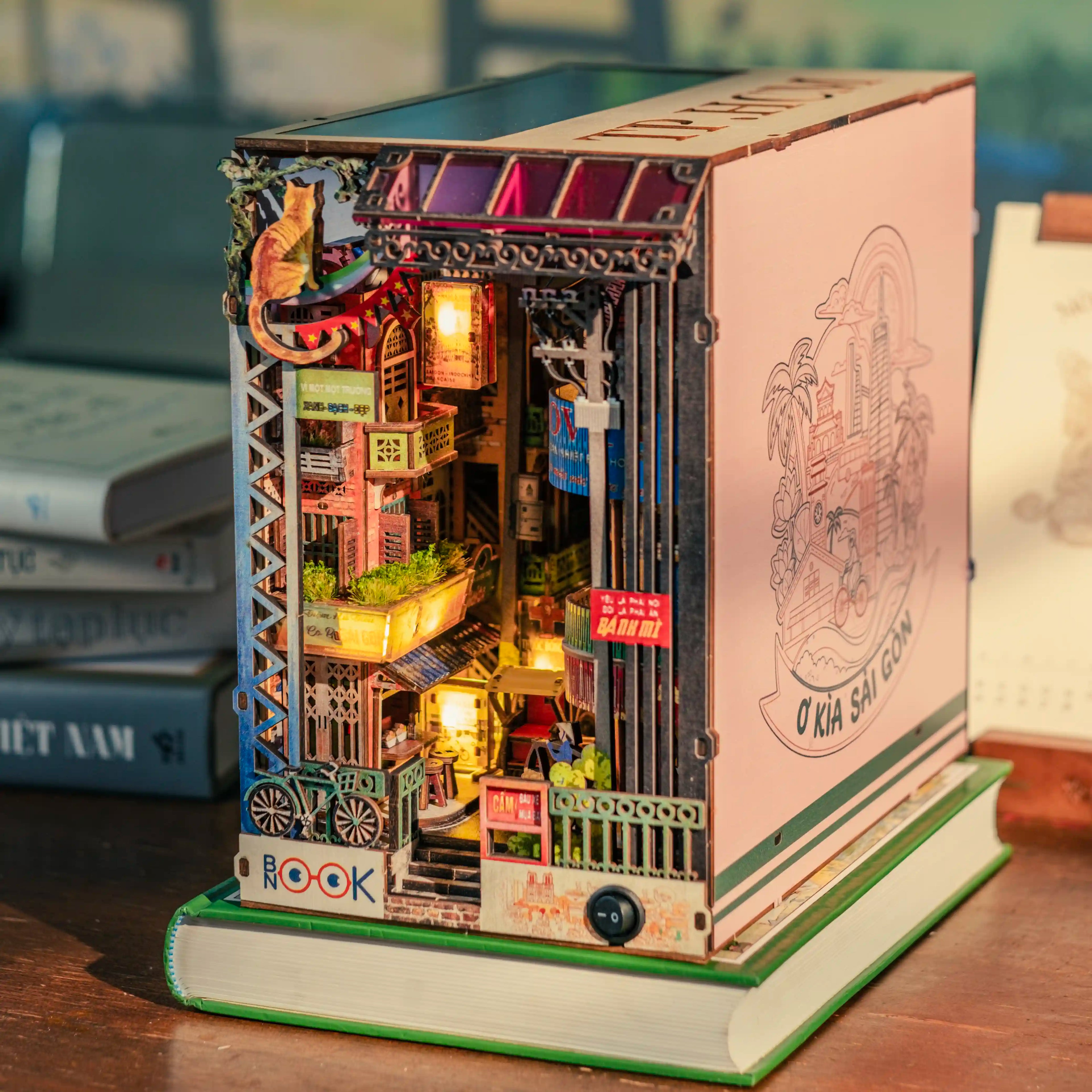 Saigon 1990s Book Nook Kit