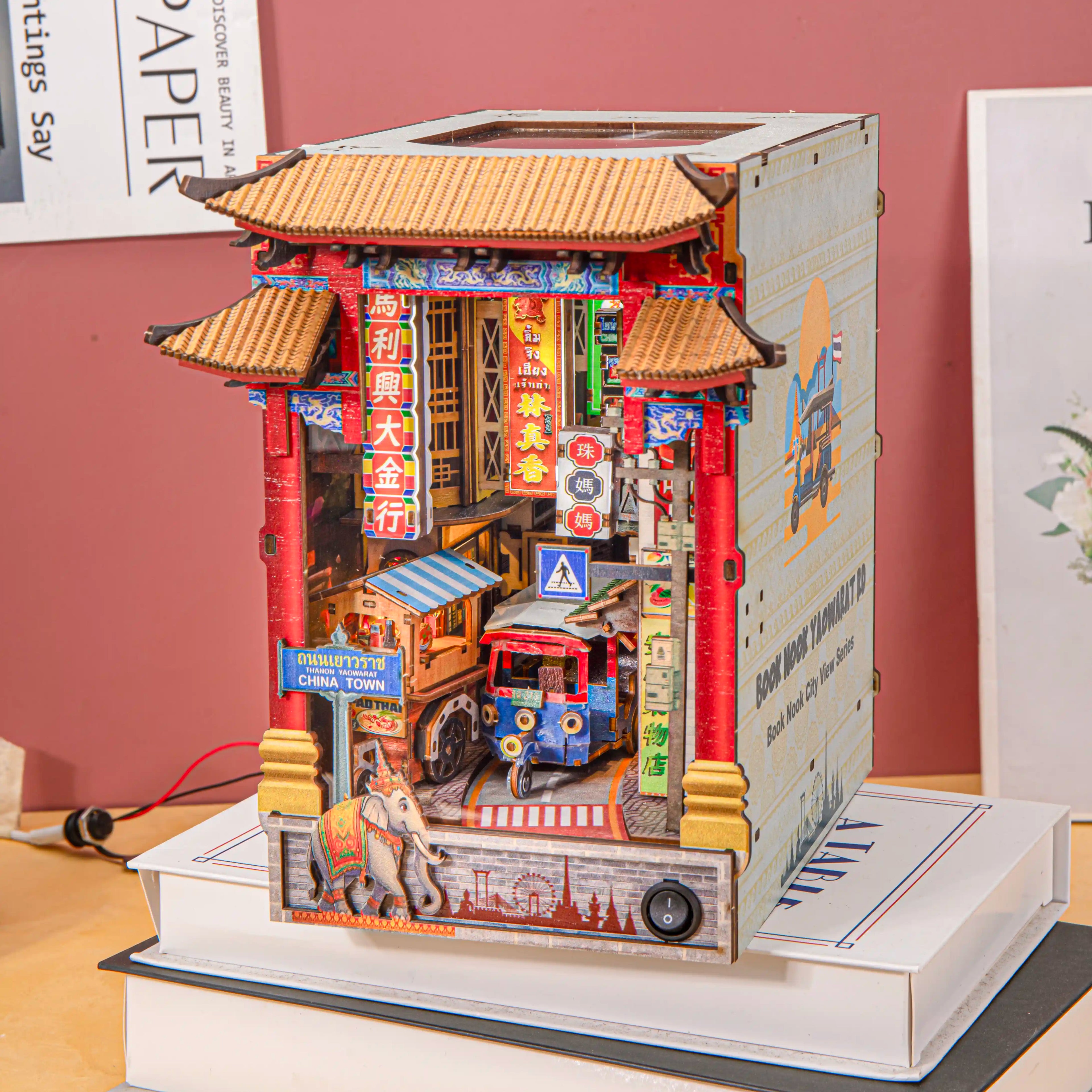 Bangkok Yaowarat Chinatown Book Nook Kit