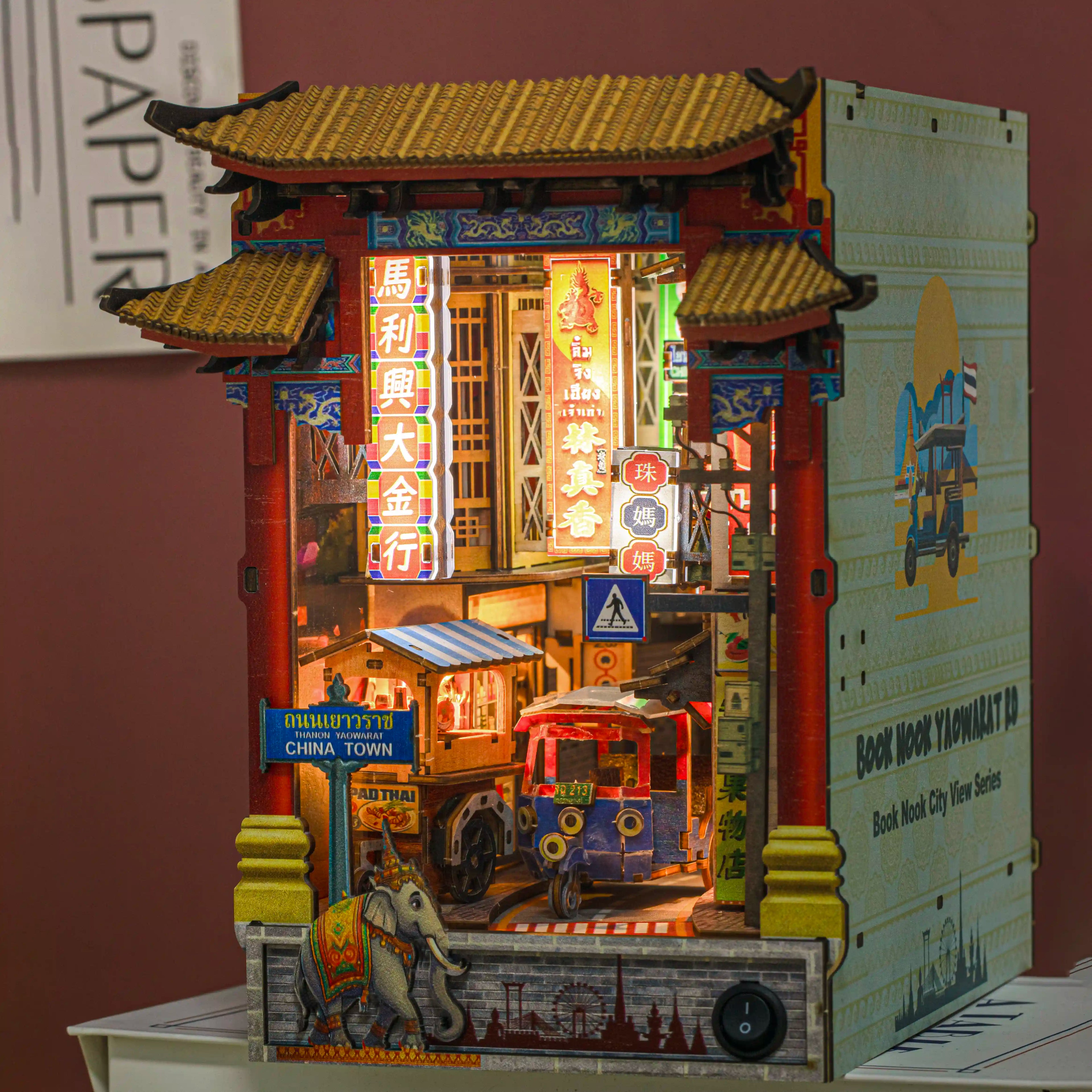 Bangkok Yaowarat Chinatown Book Nook Kit