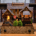 Heartbrook medieval European village DIY LED book nook kit — view 1