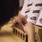 Heartbrook medieval European village DIY LED book nook kit — view 9